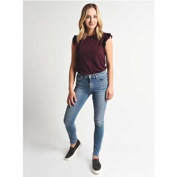 CITIZENS OF HUMANITY Rocket High Rise Skinny Jean in Small Talk Wash // 26 - Picture 4 of 12